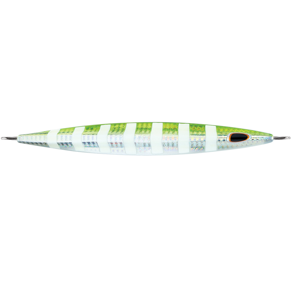 Williamson Kensaki 280 Jig - 7.25" - 9-7/8oz - UV Green Sardine Zebra 1 Williamson Kensaki 280 Jig - 7.25" - 9-7/8oz - UV Green Sardine Zebra