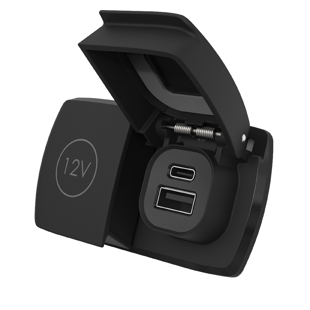 Scanstrut Flip Pro Duo - USB-A & USB-C w/12V Power Socket 1 Scanstrut Flip Pro Duo - USB-A & USB-C w/12V Power Socket