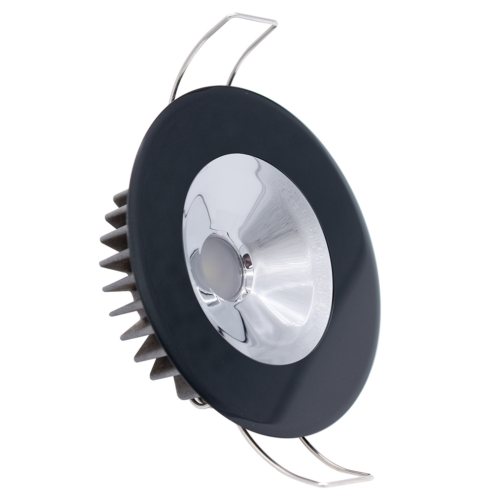 Lumitec Illusion Flush Mount LED Down Light - Warm White - Dimming - Black Housing - Chrome Reflector 1 Lumitec Illusion Flush Mount LED Down Light - Warm White - Dimming - Black Housing - Chrome Reflector