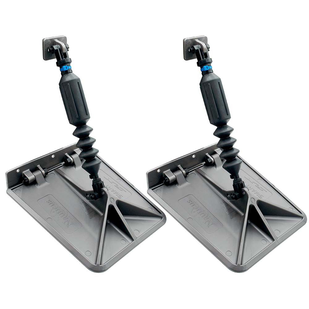 Smart Tabs SX Trim Tabs by Lectrotab 9.5" x 10" for 16'-18' Boats with 60lb Actuators - 60-150HP - Gunmetal Grey 1 Smart Tabs SX Trim Tabs by Lectrotab 9.5" x 10" for 16'-18' Boats with 60lb Actuators - 60-150HP - Gunmetal Grey
