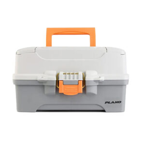 Plano Two-Tray Fishing Tackle Box - Light Grey/Dark Grey