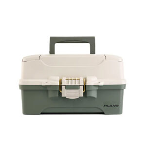 Plano Two-Tray Fishing Tackle Box - Green/Tan