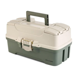 Plano Three-Tray Fishing Tackle Box - Green/Tan
