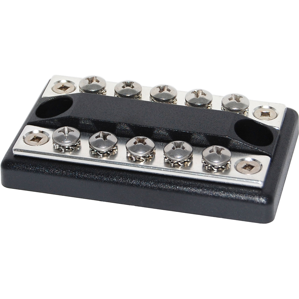 Blue Sea Systems 2701 DualBus 100 Ampere Common BusBars 5 x 8-32 Screw Terminal 1 Blue Sea Systems 2701 DualBus 100 Ampere Common BusBars 5 x 8-32 Screw Terminal
