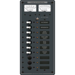 Blue Sea Systems 8082 DC 10 Position Toggle Branch Circuit Breaker Panel