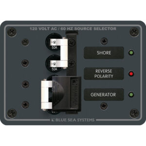 Blue Sea Systems 8061 AC Toggle Source Selector 120V AC - 50AMP