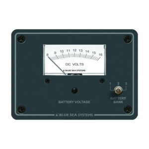 Blue Sea Systems 8015 DC Analog Voltmeter with Panel