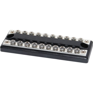 Blue Sea Systems 2702 DualBus 100AMP Common BusBar 10 x 8-32 Screw Terminal