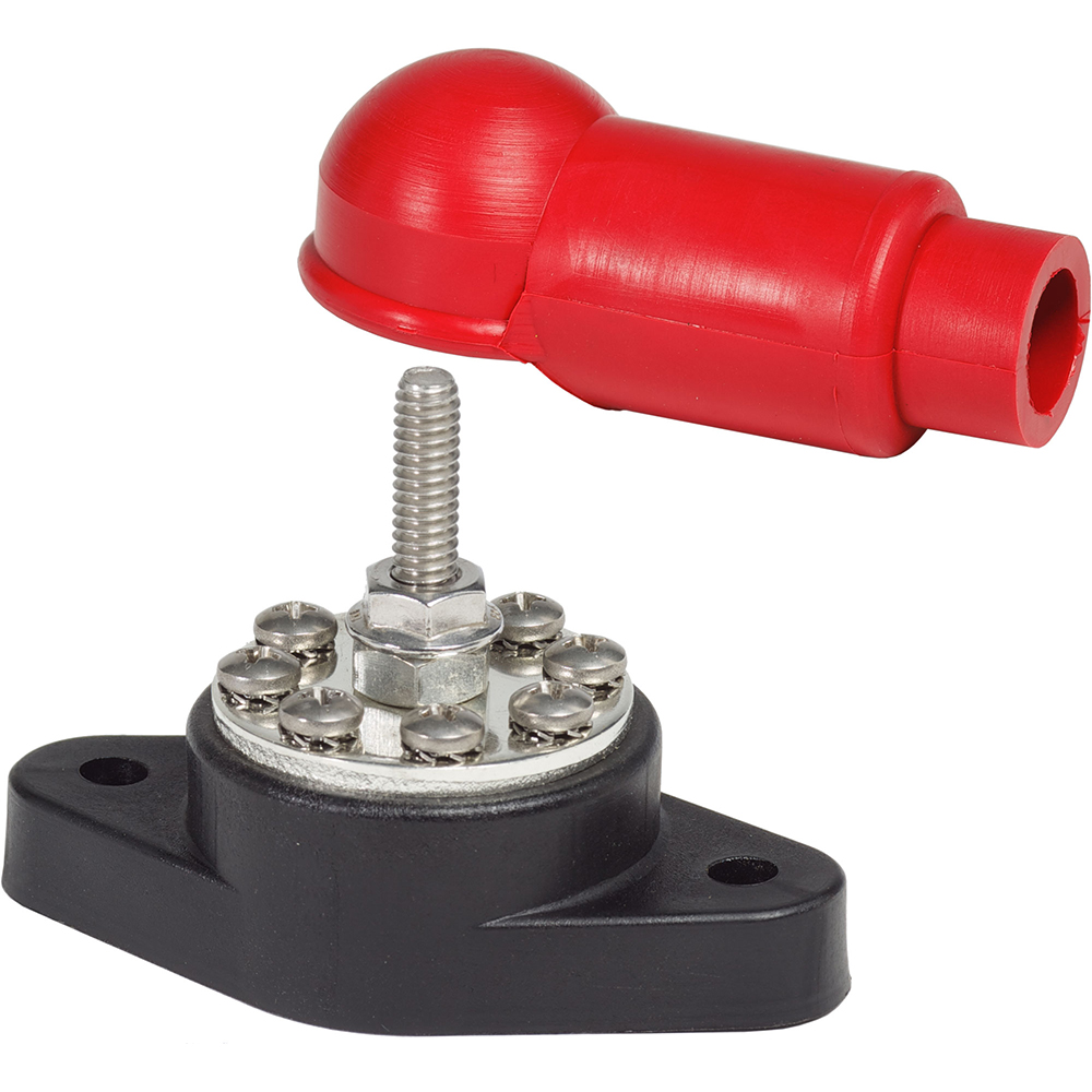 Blue Sea Systems 2101 PowerPost Plus Cable Connector - 1/4" Stud 1 Blue Sea Systems 2101 PowerPost Plus Cable Connector - 1/4" Stud