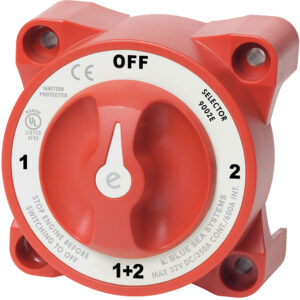 Blue Sea Systems 9002e e-Series Battery Switch Selector with Alternator Field Disconnect