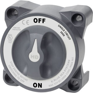 Blue Sea Systems 3000 HD-Series Battery Switch Single Circuit ON/OFF