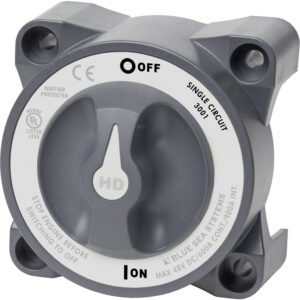 Blue Sea Systems 3001 HD-Series Battery Switch Single Circuit ON/OFF with AFD