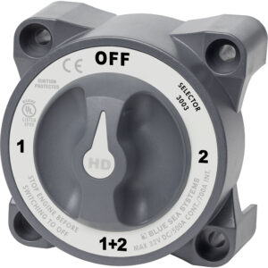 Blue Sea Systems 3003 HD-Series Battery Switch Selector with Alternator Field Disconnect