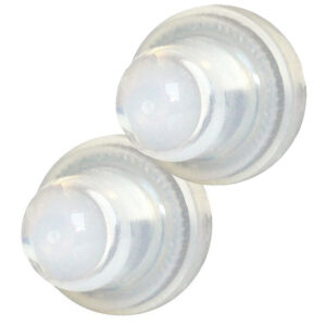Blue Sea Systems 4135 Push Button Reset Only Circuit Breaker Boot - Clear- 2-Pack