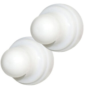 Blue Sea Systems 4136 Push Button Reset Only Circuit Breaker Boot - White - 2-Pack