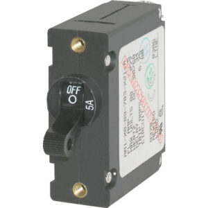 Blue Sea Systems 7200 AC / DC Single Pole Magnetic World Circuit Breaker - 5 Amp
