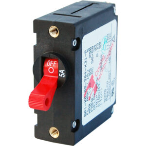 Blue Sea Systems 7201 AC/DC Single Pole Magnetic World Circuit Breaker - 5 AMP