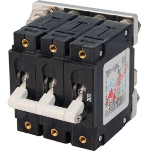 Blue Sea Systems 7271 300A C-Series Triple Pole Toggle DC Circuit Breaker