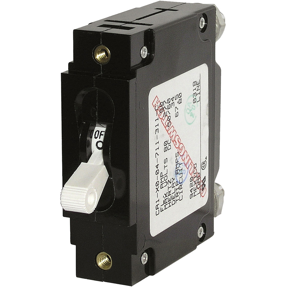 Blue Sea Systems 7355 C-Series Toggle Single Pole - 30A 1 Blue Sea Systems 7355 C-Series Toggle Single Pole - 30A
