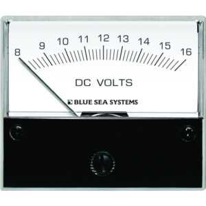 Blue Sea Systems 8003 DC Analog Voltmeter - 2-3/4" Face, 8-16 Volts DC
