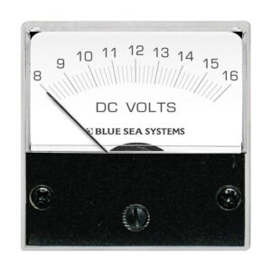Blue Sea Systems 8028 DC Analog Micro Voltmeter - 2" Face, 8-16 Volts DC