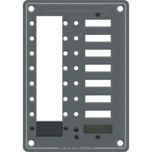Blue Sea Systems 8087 8 Position DC C-Series Panel - Blank