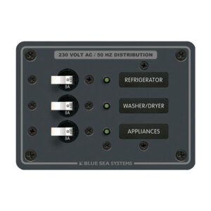 Blue Sea Systems 8158 AC 3 Position 230V (European) Breaker Panal