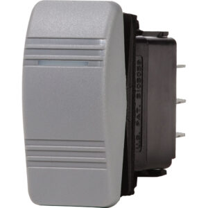 Blue Sea Systems 8218 Water Resistant Contura III Switch - OFF-ON - Grey