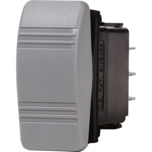 Blue Sea Systems 8219 Water Resistant Contura III Switch - OFF(ON) - Grey