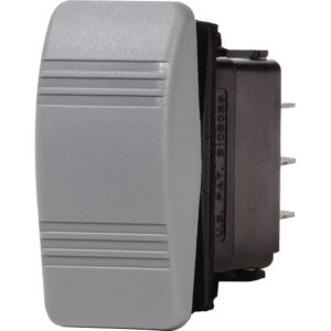 Blue Sea Systems 8234 Water Resistant Contura III Switch - (ON)-OFF-(ON) - Grey