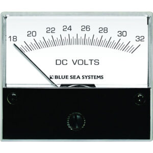 Blue Sea Systems 8240 DC Analog Voltmeter - 2-3/4" Face, 18-32 Volts DC