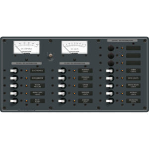 Blue Sea Systems 8378 DC 18 Position Panel - White