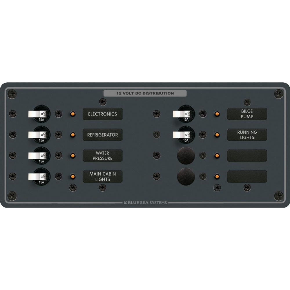 Blue Sea Systems 8385 DC 8 Position Horizontal 1 Blue Sea Systems 8385 DC 8 Position Horizontal