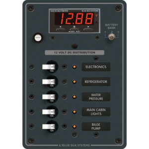 Blue Sea Systems 8401 DC 5 Position with Multi-Function Meter