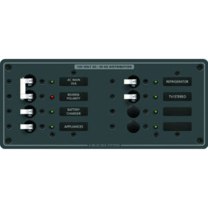 Blue Sea Systems 8412 AC Main + 6 Positions - White