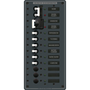 Blue Sea Systems 8466 AC 2 Sources + 9 Positions