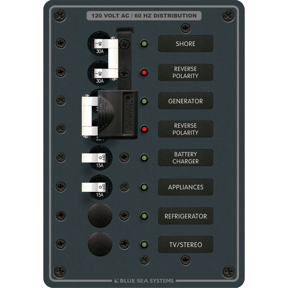 Blue Sea Systems 8467 AC 2 Sources + 4 Positions 1 Blue Sea Systems 8467 AC 2 Sources + 4 Positions