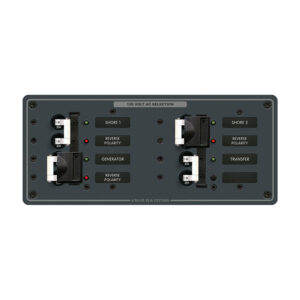 Blue Sea Systems 8498 Breaker Panel - AC 3 Sources - White