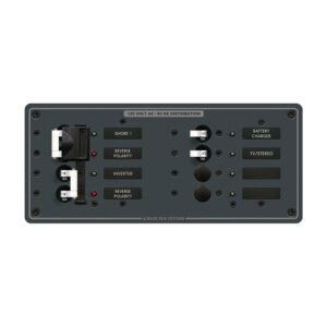 Blue Sea Systems 8499 Breaker Panel - AC 2 Sources + 4 Positions - White