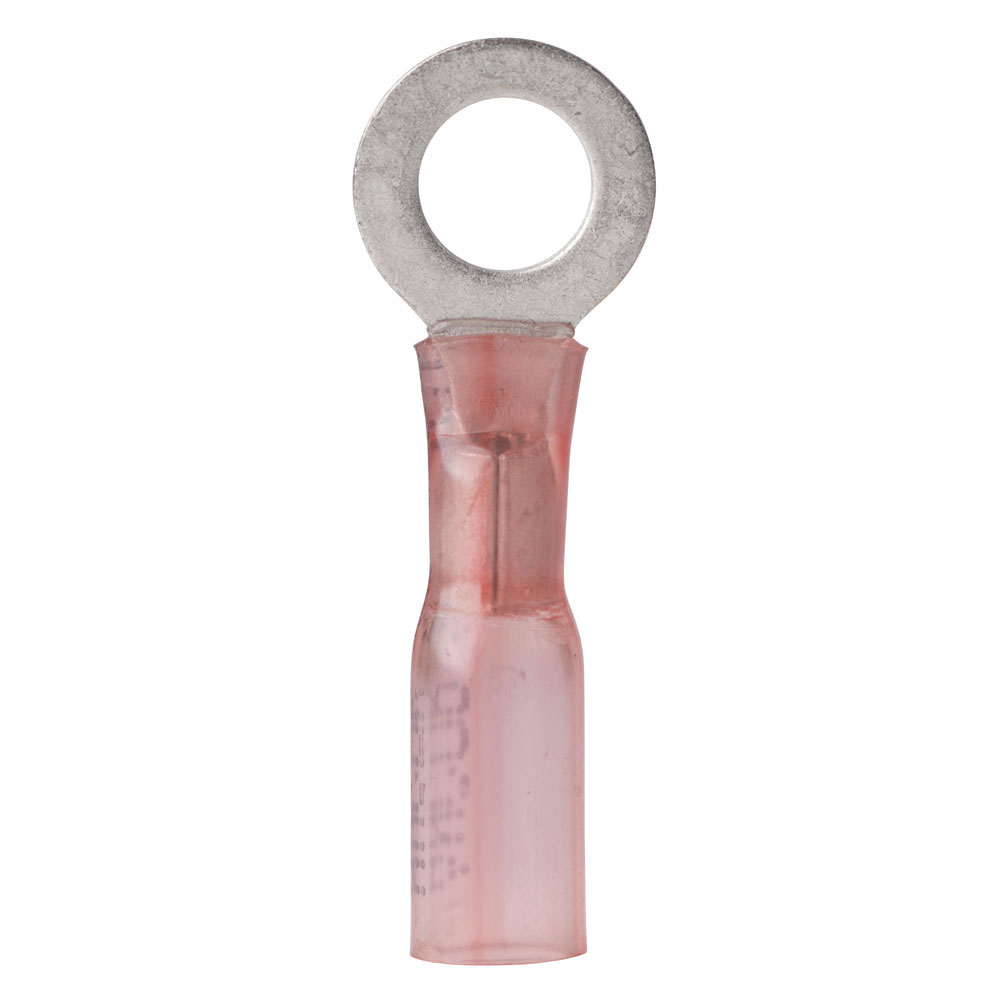 Ancor 22 - 18 Gauge - #8 Heat Shrink Ring Terminal - 100 - Pack 1 Ancor 22 - 18 Gauge - #8 Heat Shrink Ring Terminal - 100 - Pack