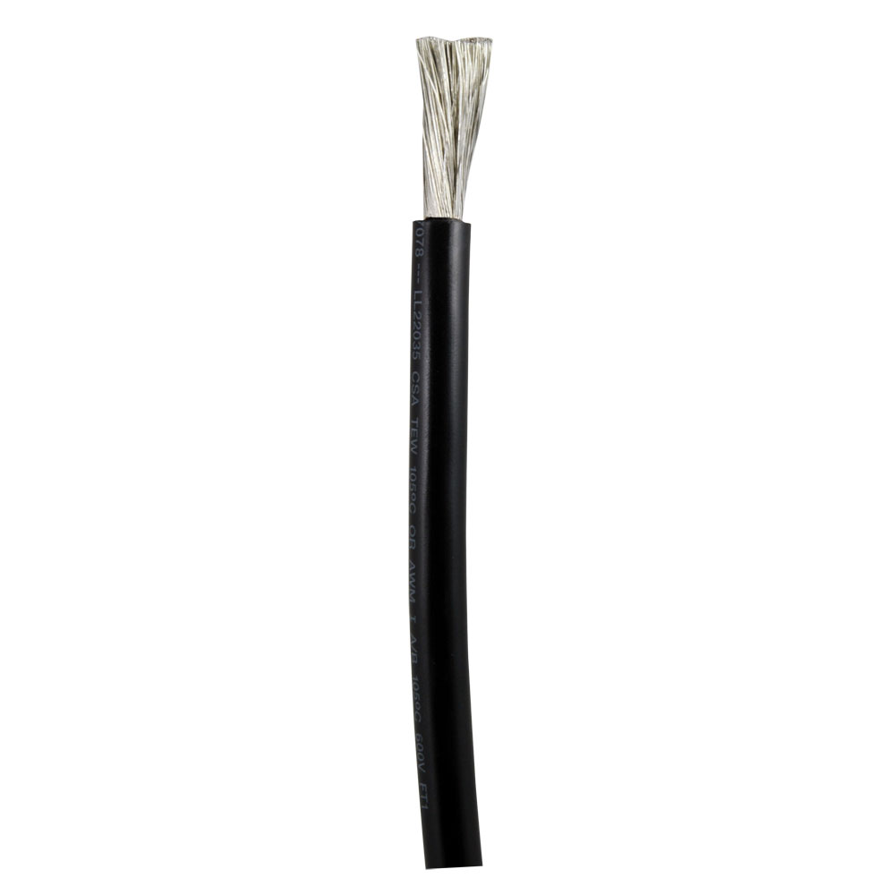 Ancor Black 6 AWG Battery Cable - Sold By The Foot 1 Ancor Black 6 AWG Battery Cable - Sold By The Foot