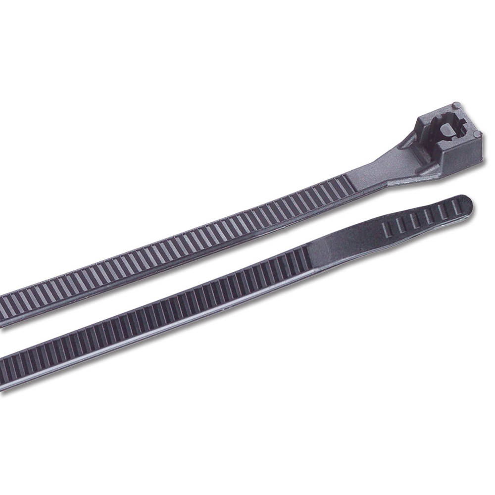 Ancor 6" UV Black Standard Cable Zip Ties - 25 Pack 1 Ancor 6" UV Black Standard Cable Zip Ties - 25 Pack