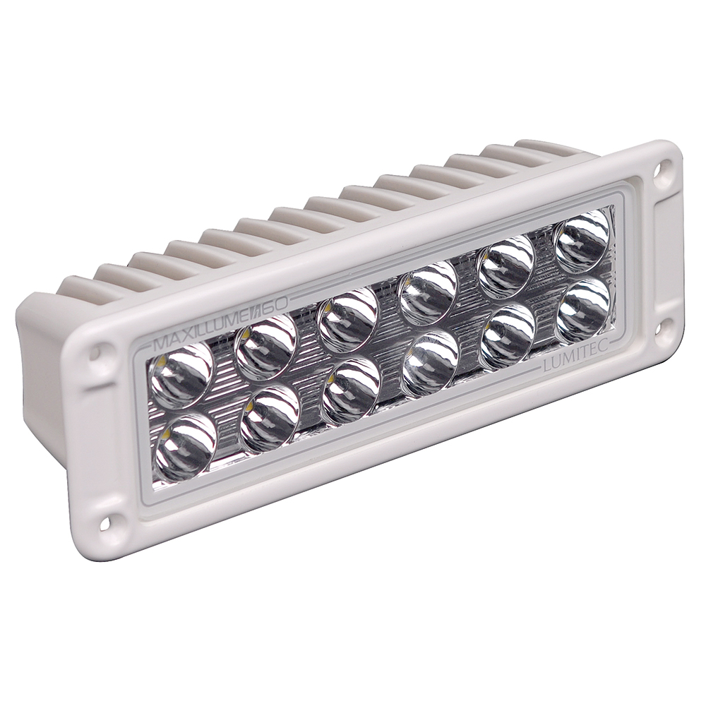 Lumitec Maxillumeh60 - Flush Mount Flood Light - White Housing - White Dimming 1 Lumitec Maxillumeh60 - Flush Mount Flood Light - White Housing - White Dimming