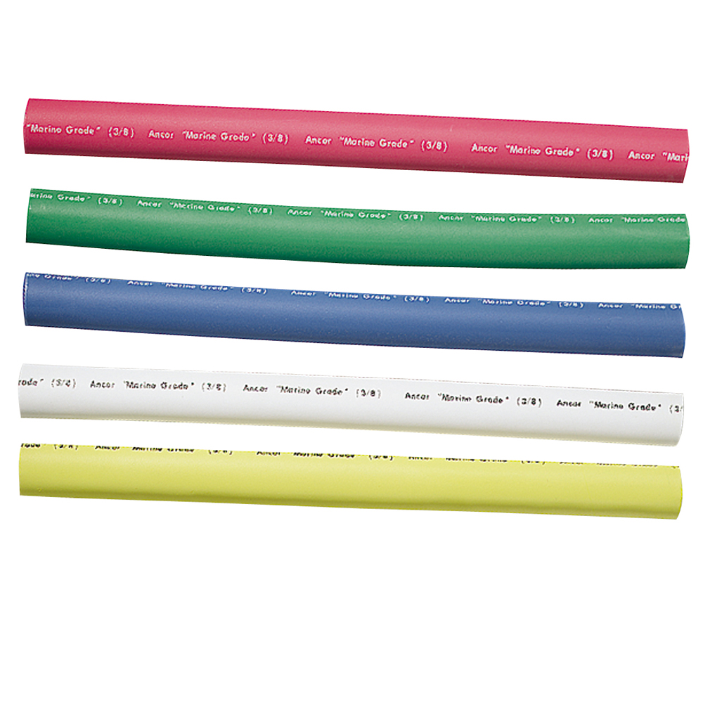Ancor Adhesive Lined Heat Shrink Tubing - 5 - Pack, 6", 12 to 8 AWG, Assorted Colors 1 Ancor Adhesive Lined Heat Shrink Tubing - 5 - Pack, 6", 12 to 8 AWG, Assorted Colors