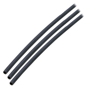 Ancor Adhesive Lined Heat Shrink Tubing (ALT) - 1/8" x 3" - 3 - Pack - Black