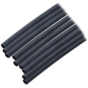 Ancor Adhesive Lined Heat Shrink Tubing (ALT) - 3/16" x 6" - 10 - Pack - Black