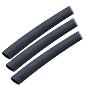 Ancor Adhesive Lined Heat Shrink Tubing (ALT) - 3/8" x 3" - 3 - Pack - Black