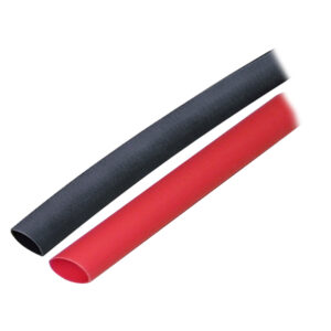 Ancor Adhesive Lined Heat Shrink Tubing (ALT) - 3/8" x 3" - 2 - Pack - Black/Red