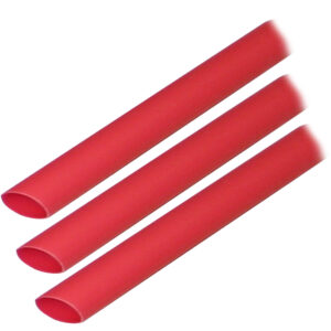 Ancor Adhesive Lined Heat Shrink Tubing (ALT) - 3/8" x 3" - 3 - Pack - Red