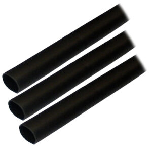 Ancor Adhesive Lined Heat Shrink Tubing (ALT) - 1/2" x 3" - 3 - Pack - Black